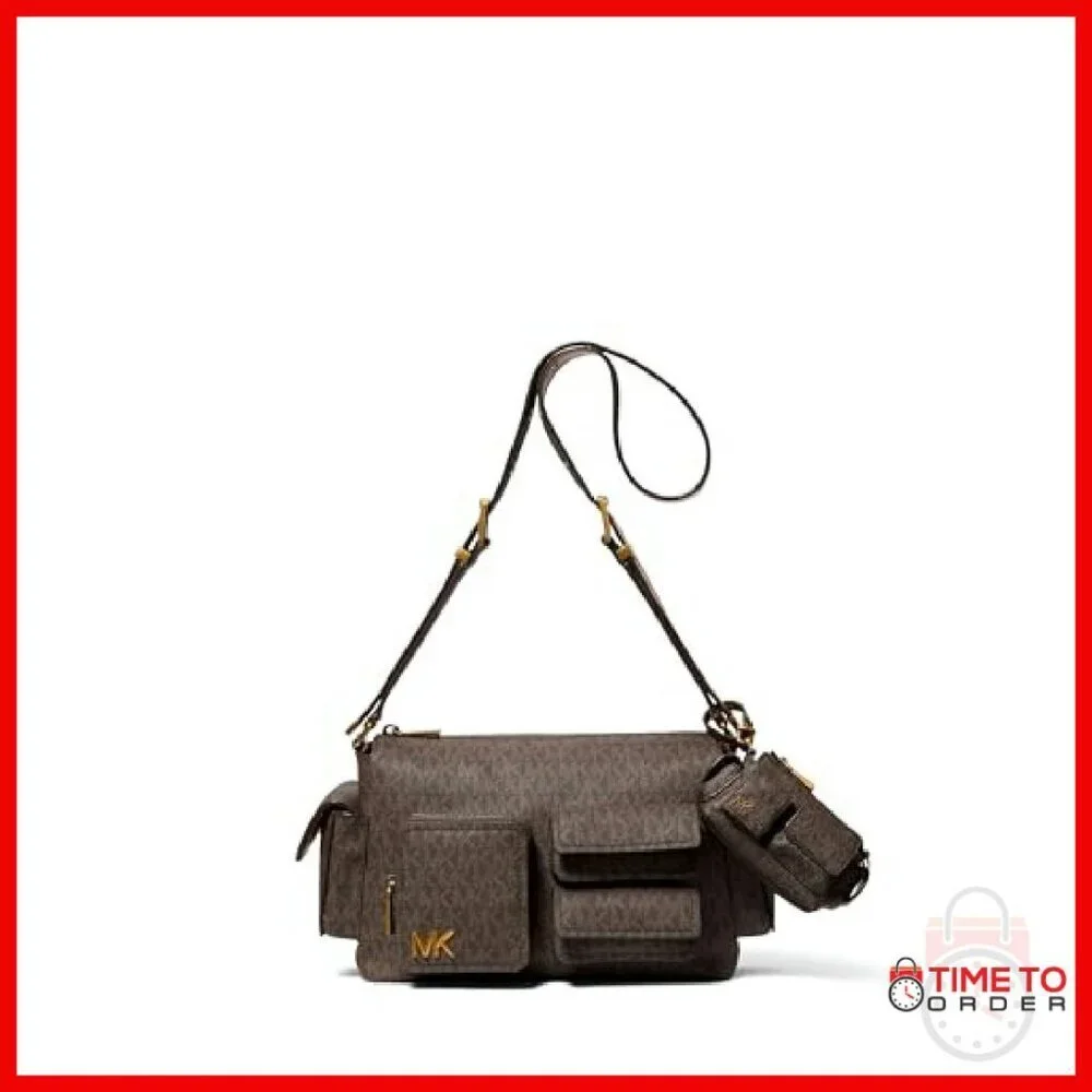 Mini Charm Bag with Zip Closure for Keys and Coins